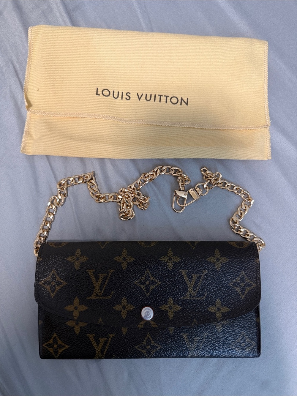 Louis Vuitton Red Monogram Sarah wallet